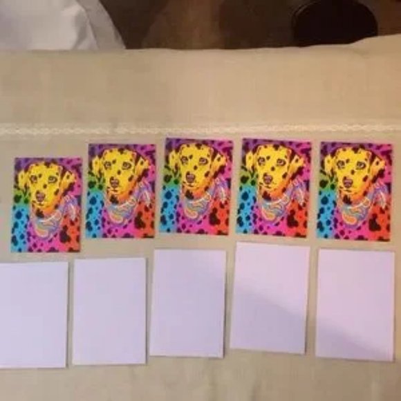 Vintage Lisa Frank  5 blank notes with envelopes - Picture 2 of 6